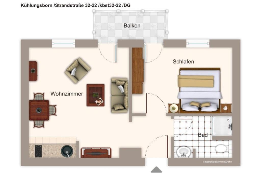 Strandstrasse 32 Strandstrasse 32-22 Ostseebad Kühlungsborn Extérieur photo